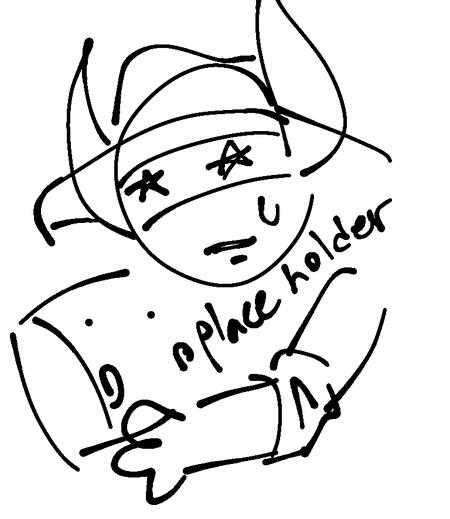 tribute five (image preview): a really scribbled drawing of rainbox. the word "placeholder" is near the middle of the image, cause it's a placeholder